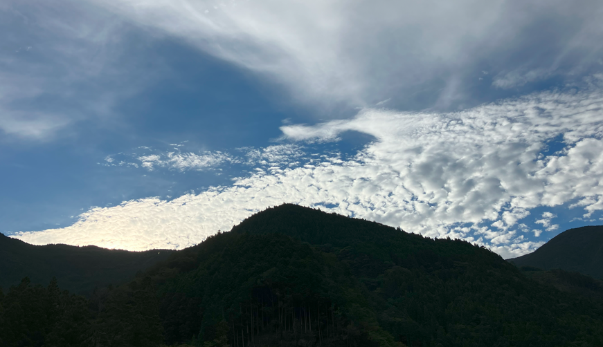 祖谷の風景/日の出