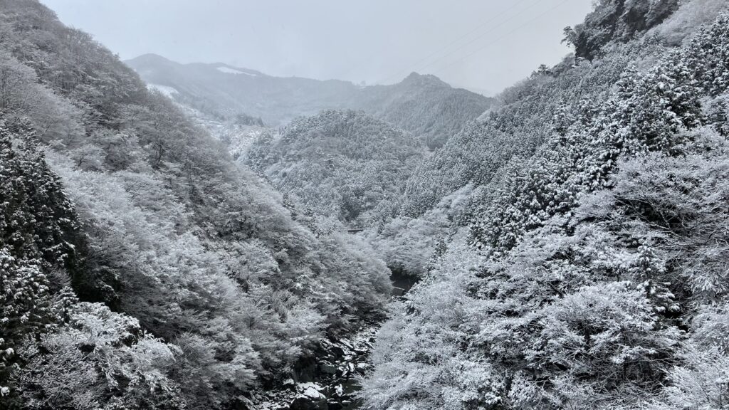 祖谷の風景/雪景色