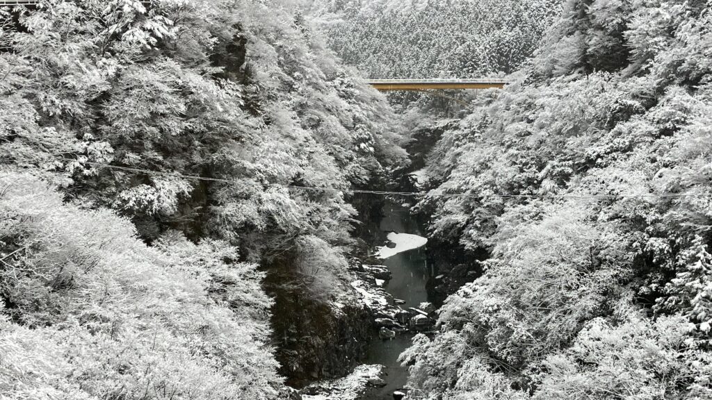 祖谷の風景/雪景色