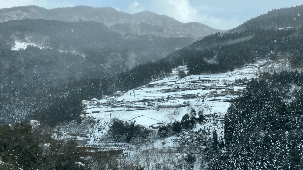 善徳・今久保の地すべり地形