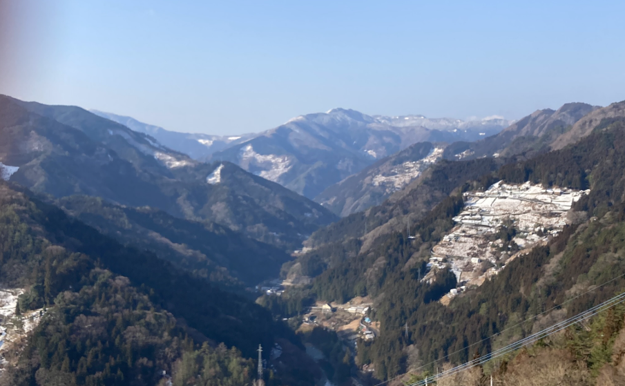 祖谷の観光サイト/落合集落からの風景