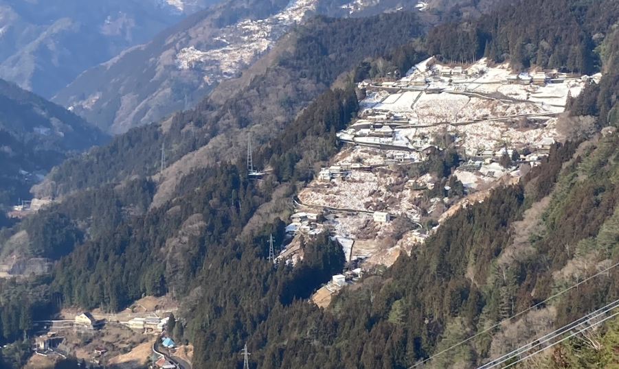 祖谷の観光/落合集落/近隣集落の風景