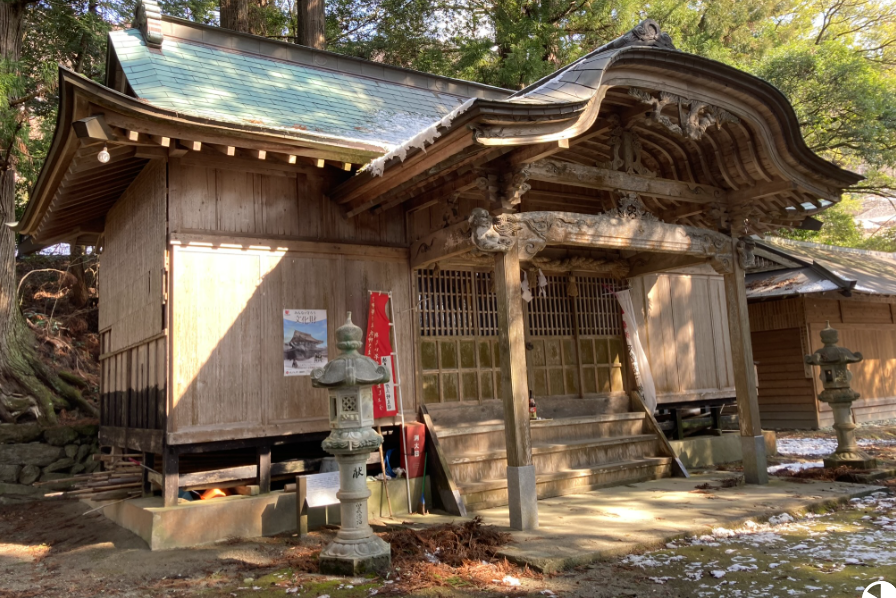 祖谷の観光/落合集落/三所神社