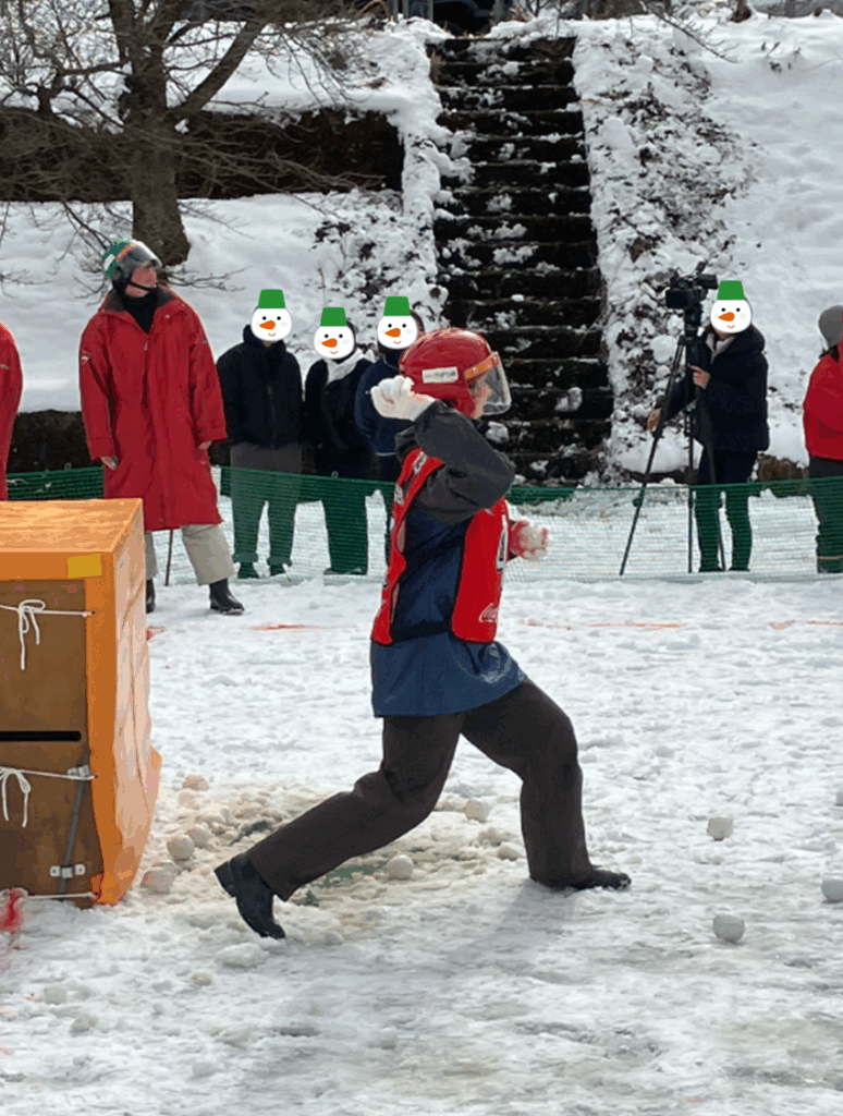 祖谷の恒例イベント/雪合戦/三好市長