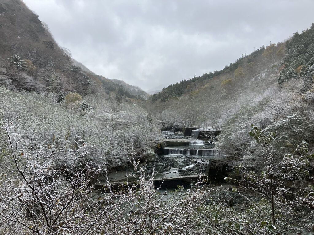 祖谷の観光サイト/平谷の治山堰堤群