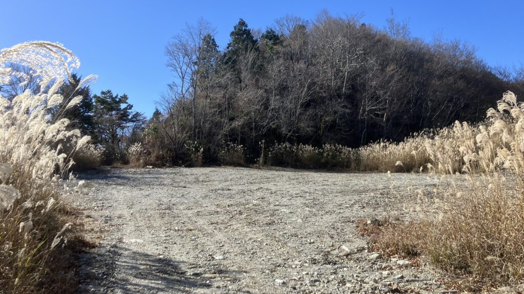 祖谷の山/林道阿佐尻線/広場