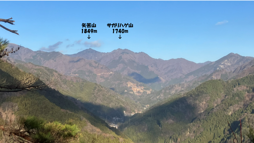 祖谷の観光サイト/堀切大師/鬼の面展望台からの眺望/矢筈山