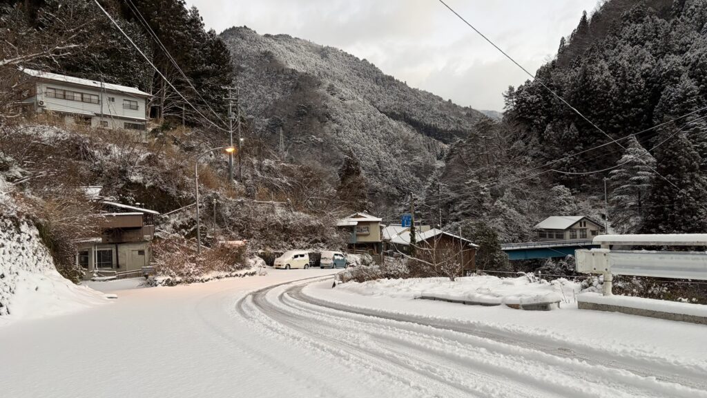 祖谷の風景/雪景色