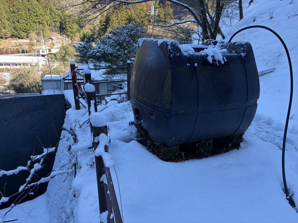 我が家の貯水タンク