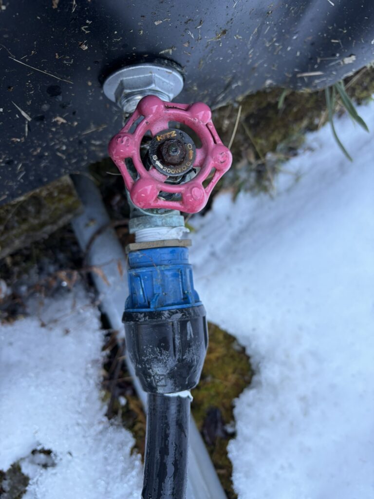 貯水タンクのジョイント部