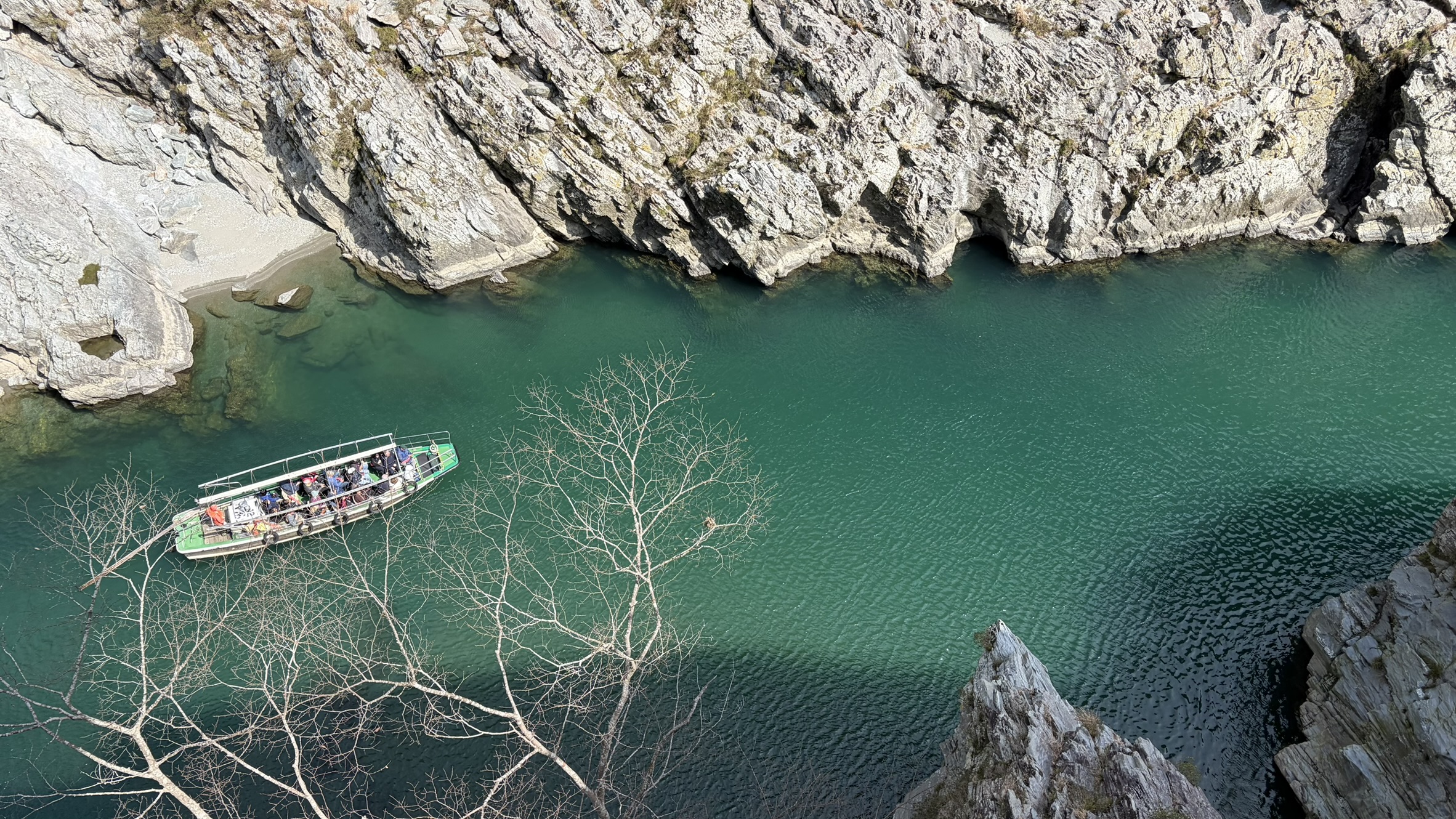 大歩危峡/展望台からの景色
