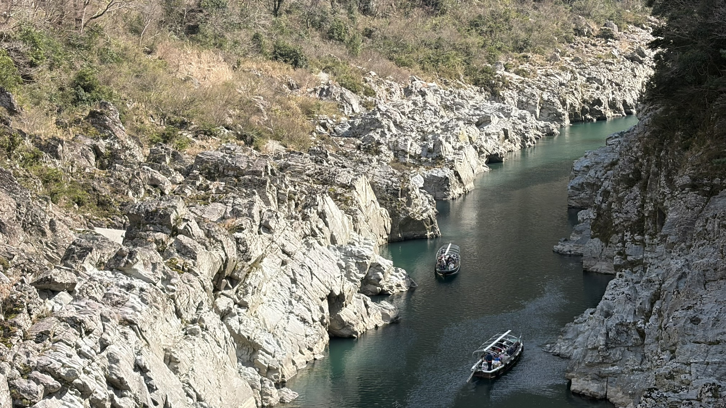 大歩危峡の景色