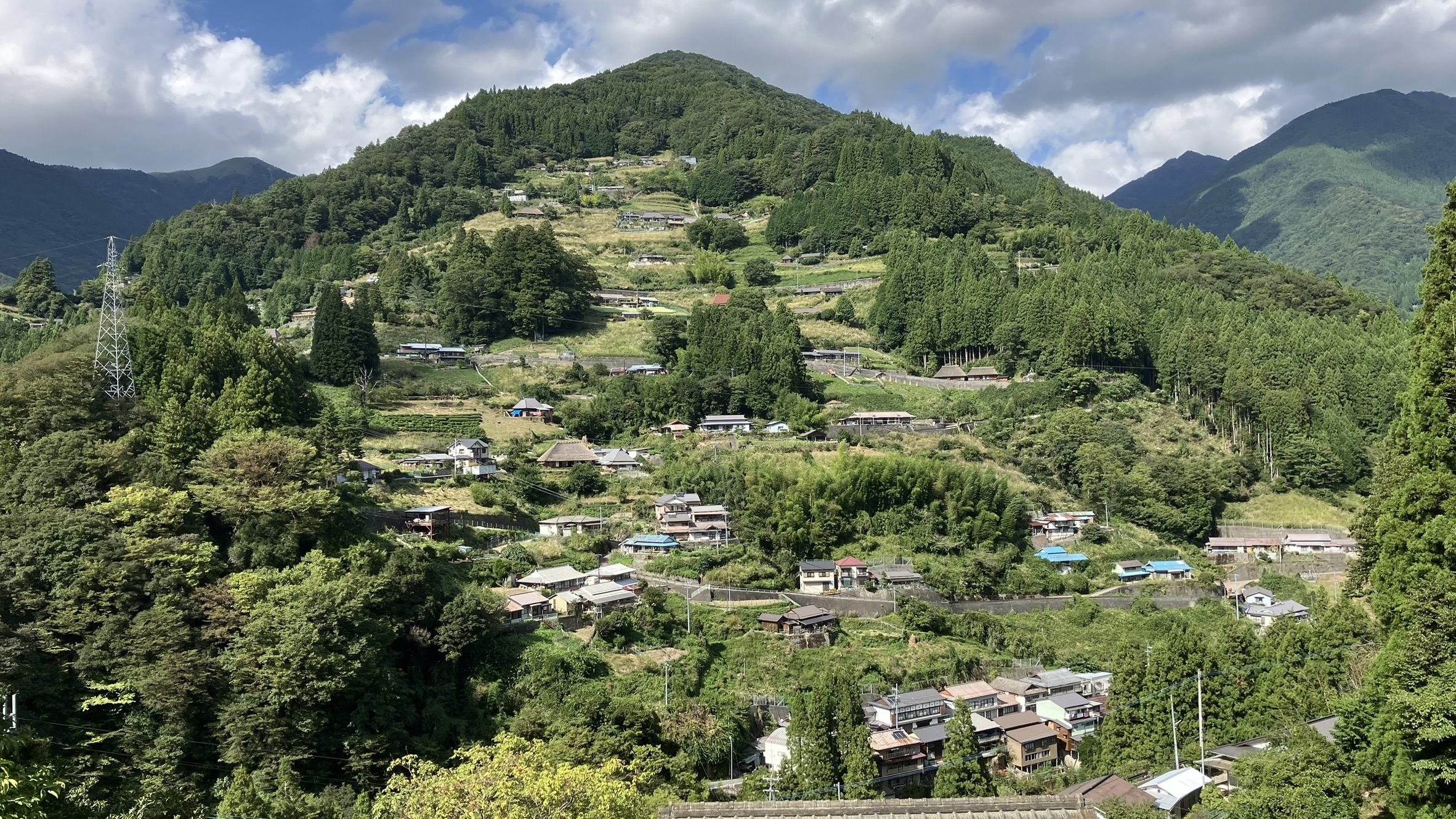 落合集落全景