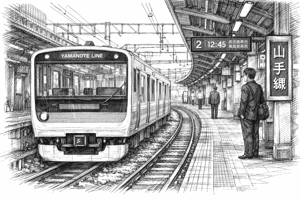 山手線のイラスト