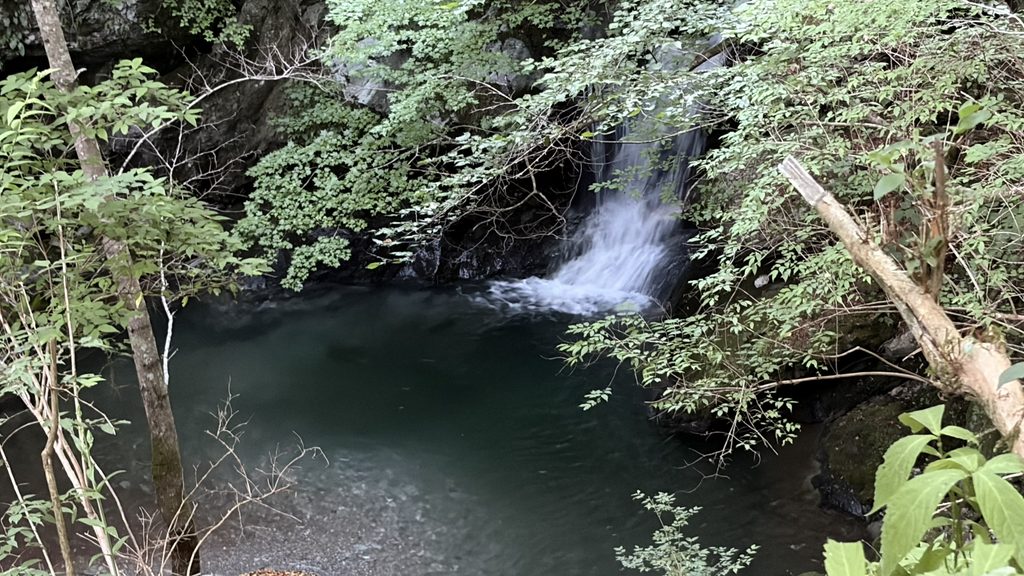 こんなきれいな淵もありました
