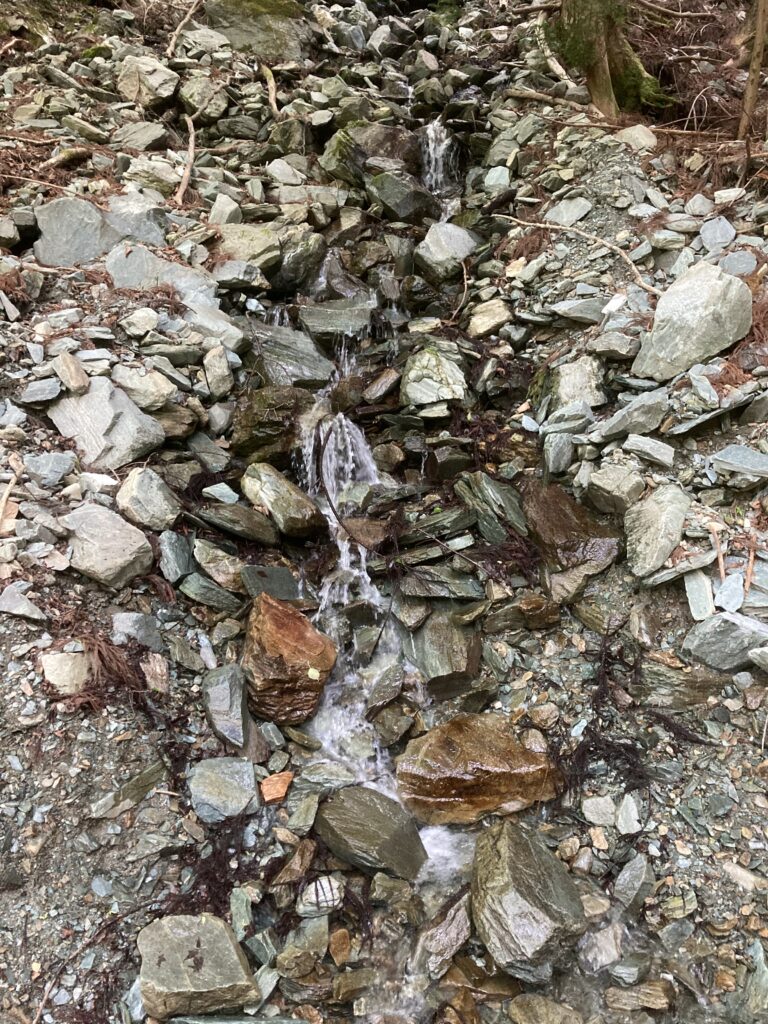 谷道の湧き水