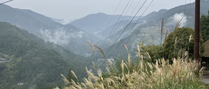 落合集落からの風景
